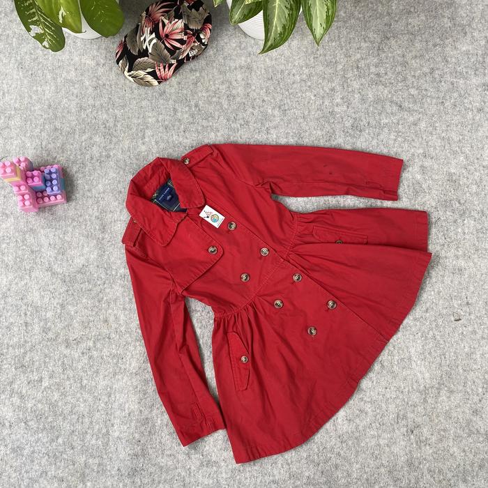 Jacket coat outer anak cewek ralph Laurent merah