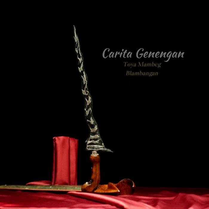 Keris Langka Carita Genengan Pamor Toya Mambeg Era Blambangan