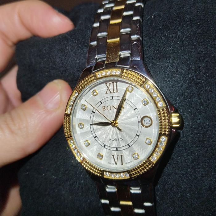 Bonia Rosso BR142 Jam Tangan Wanita Analog - Perak Second Original ( beli 20 maret 2024 )