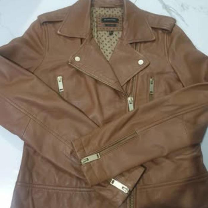 JAKET KULIT RAMONES MASSIMO DUTTI