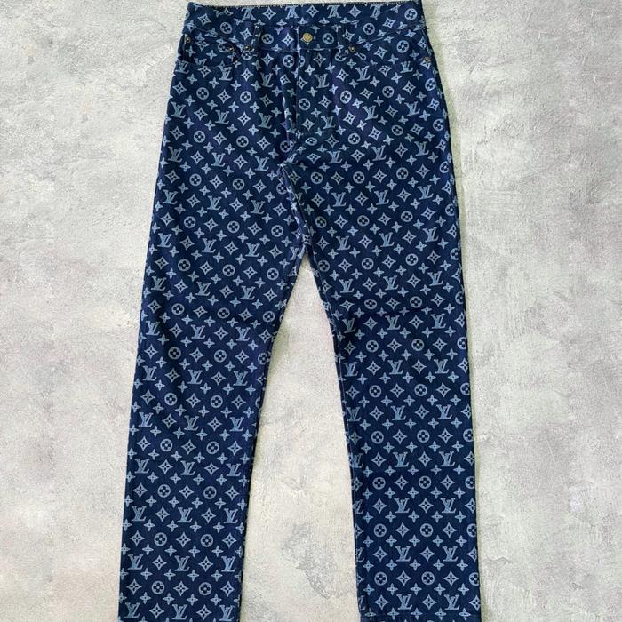 LV Monogram Denim Jeans authentic original