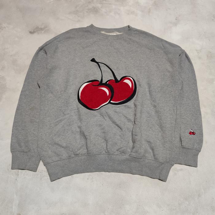 sweater crewneck pria kirsh abu big logo bekas