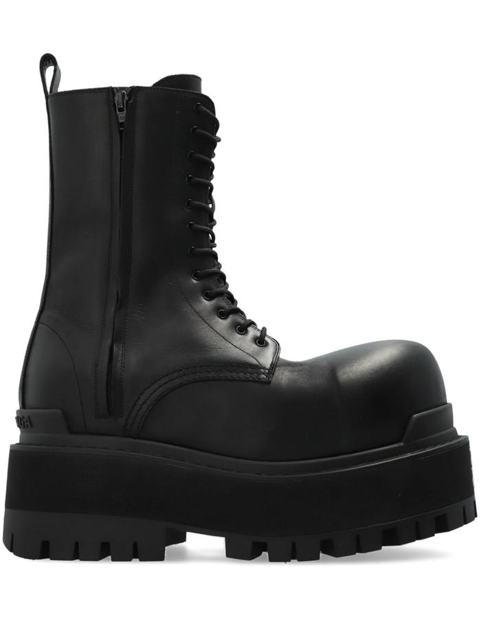 Balenciaga leather boots shoes