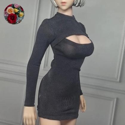 Female Kitbash Figure 1/6 Open Chest Dress For Phicen Tbleague Jiaou Doll Hot Toys