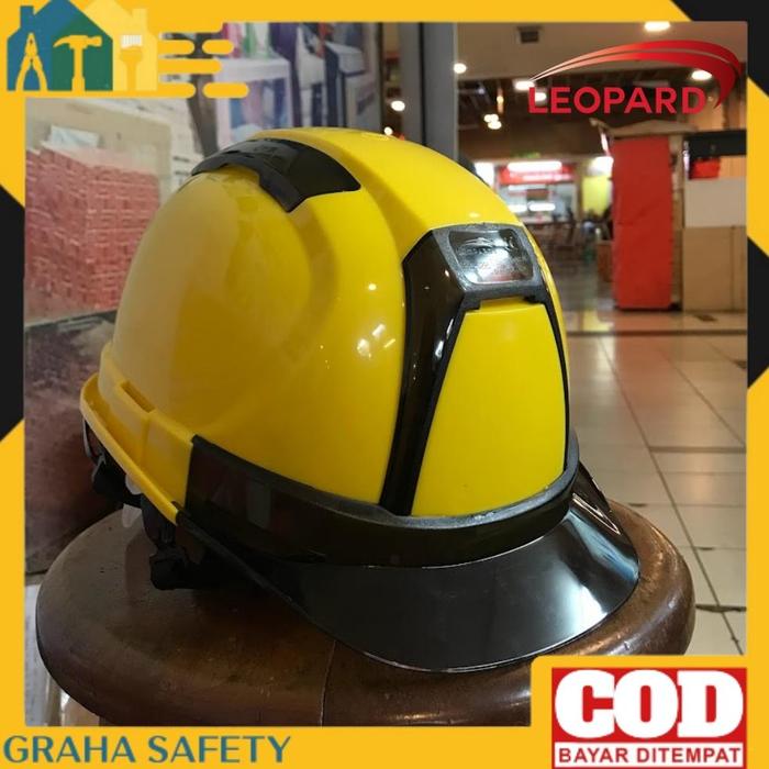 Helm Safety Abs Leopard LPHS 0295 Warna Kuning - Helm Safety Proyek Leopard ABS
