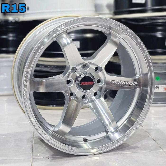 velg mobil celong ring 15 lebar 7 - 8,5 TE37 ROTA velg mobil r15 Avanza xenia Jazz yaris brio freed 