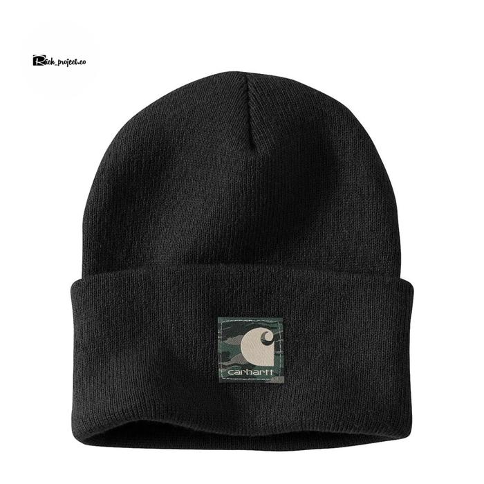CARHARTT Knit Camo Patch Beanie