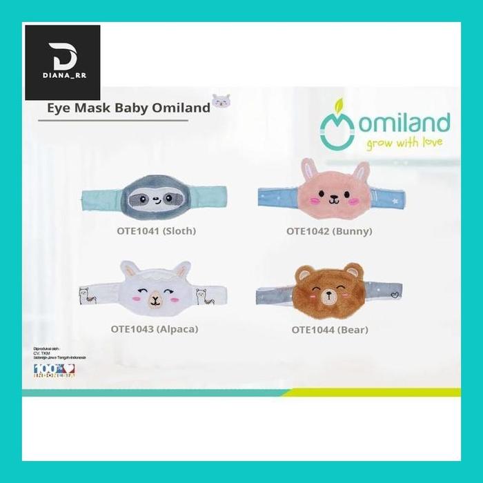 DIANA_** OMILAND BABY EYEMASK OMILAND / PENUTUP MATA BAYI OMILAND