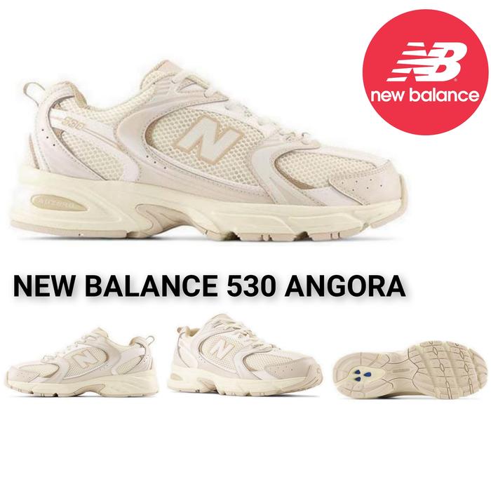 Sepatu NB New Balance 530 Beige Angora Sepatu Wanita Sneakers Wanita Running Shoes Sneaker Wanita Fa
