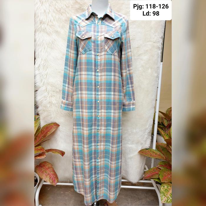FIVE BROTHER Maxi Dress Flannel