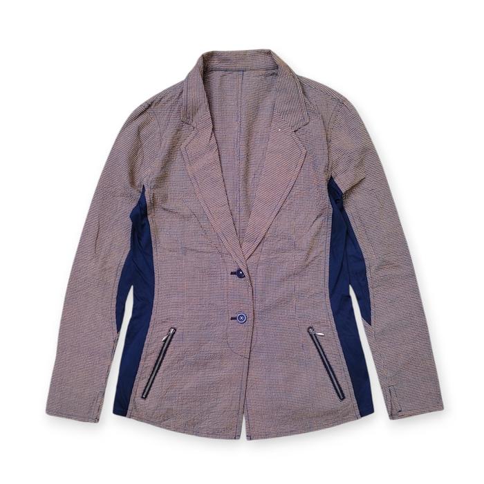 Hiroko Bis Hiroko koshino Women's Gingham Light Blazer Jacket