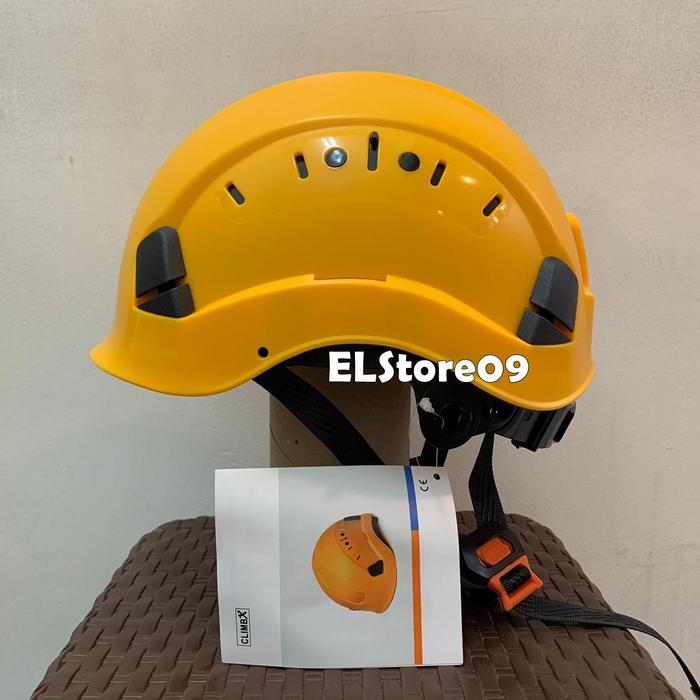 Helm Safety Proyek Climbing X Murah - Safety Helmet Climbing X Kuning