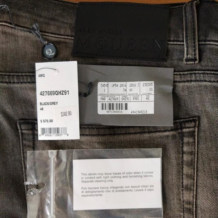 Jeans Alexander McQueen Pria Ukuran 32 (bekas - cek foto dan deskripsi)