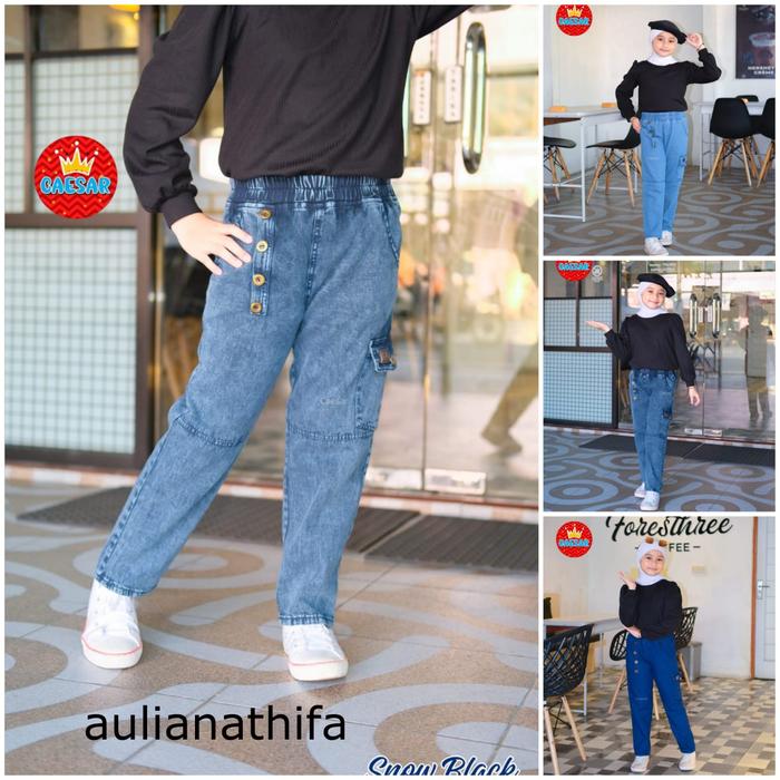 Celana Jeans Anak/Remaja/Dewasa Perempuan Zoey Pants Runkids