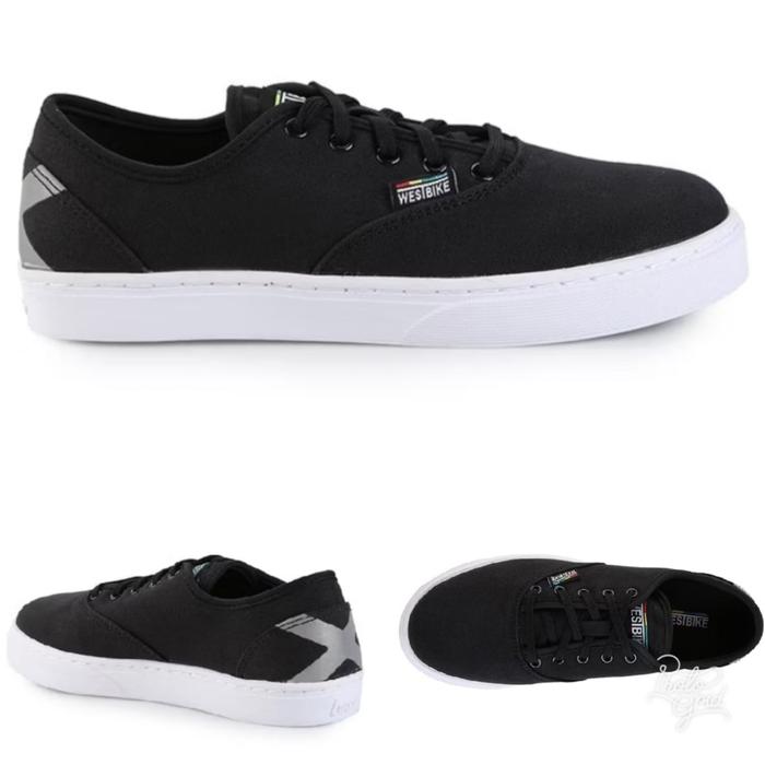 Sepatu League pria J courier Westbike hitam original promo sale murah