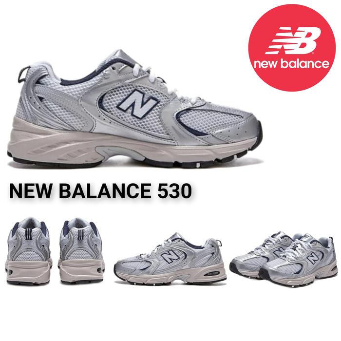 Sepatu NB New Balance 530 Steel Grey Sepatu Sport Sepatu Olahraga Sepatu Lari Sepatu Tennis Sneaker 