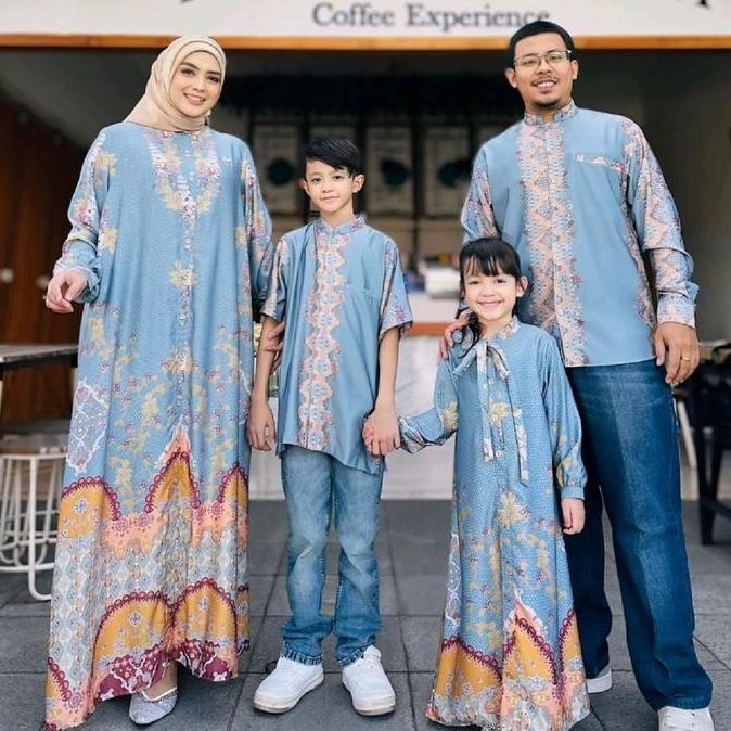 TERBARU/ Bee-Bee Clothes\ Dyn Clothing X Qisthina Trina Erit Family Set | Gamis Lebaran 2025 | Famil