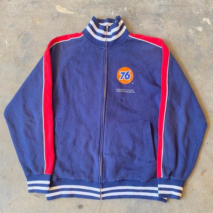 76 lubricants zipper sweater