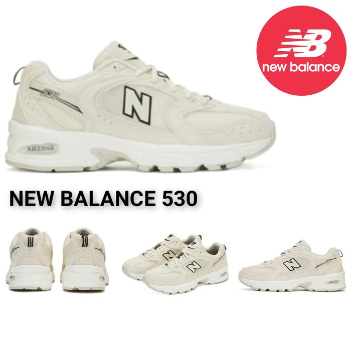 Sepatu NB New Balance 530 Retro Beige Sepatu Wanita Sneakers Wanita Running Shoes Sneaker Wanita Fas