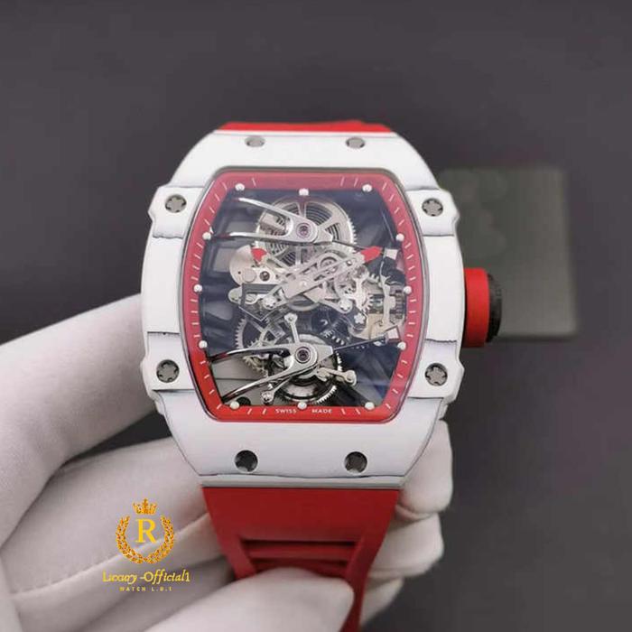 JAM TANGAN RM27-02 RED TOURBILLON ACTIVE SWISS AUTOMATIC NJ