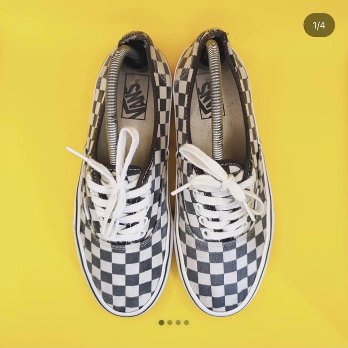 Vans Authentic 44 DX Anaheim Checkerboard black white Second Original