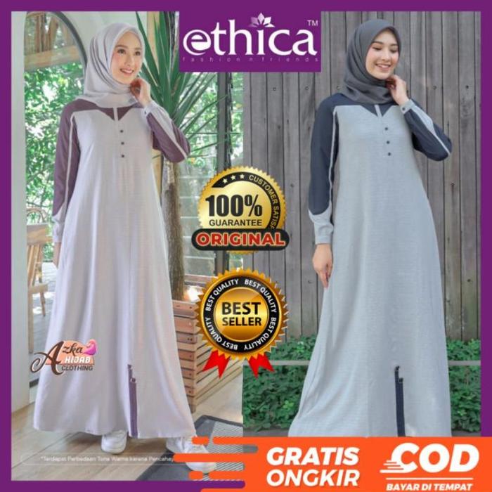 GAMIS ETHICA TERBARU AYUMI 330 ORIGINAL / GAMIS SIMPLE ELEGAN / GAMIS REMAJA KEKINIAN / GAMIS CANTIK
