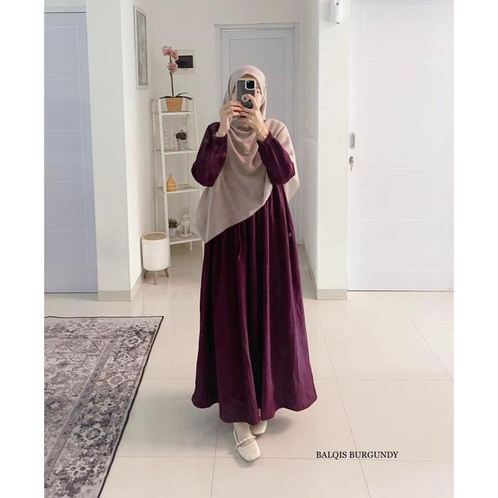 BALQIS DRESS Latasha Outfit | Gamis Crinkle Latasha outfit