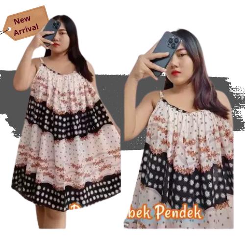 DASTER SUPER JUMBO LD 140 - LOBEK PENDEK - BAJU TIDUR SIZE BESAR - DASTER BALI RAYON
