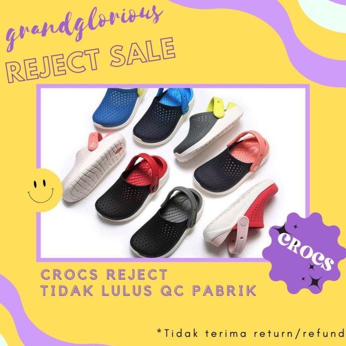 ! BACA DESKRIPSI ! CROCS UNISEX REJECT / CROCS ORIGINAL REJECT / CROCS REJECTAN PABRIK
