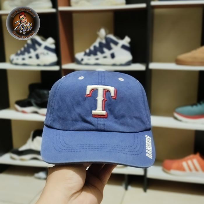 Topi Caps Texas Ranger Biru