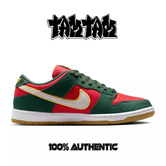 Nike Dunk Low PRM Seattle Supersonic 100% Original