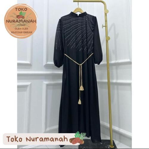 Gamis Payet Mewah Idul Fitri Eid Baju Muslim Lebaran Jumbo [Toko Nuramanah]