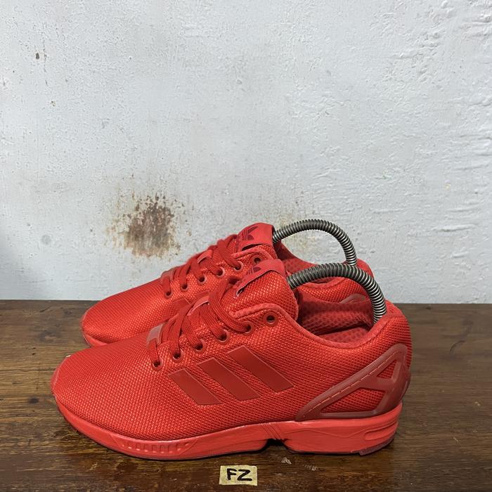 Sepatu second ori Adidas ZX flux red size 37,5