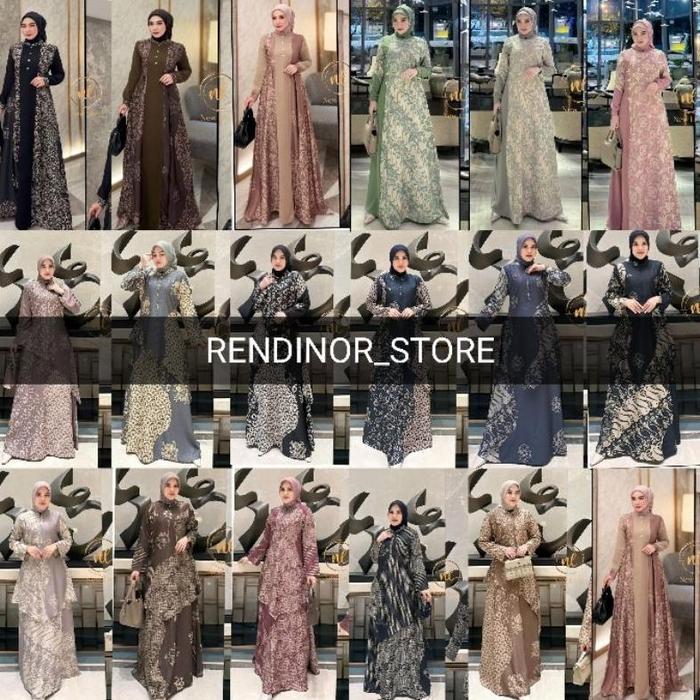 VERENZA ERINA ZEANDRA BATIK GAMIS DRESS BY NEW LUSY