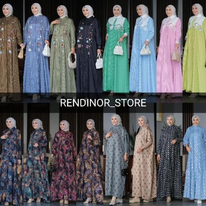 AZURA MONOGRAM LUNARA ALIVA AMISHA KIRANI SYABIA DELOVA JAMILA GAMIS DRESS D'LOVERA BY OLLA DLOVERA
