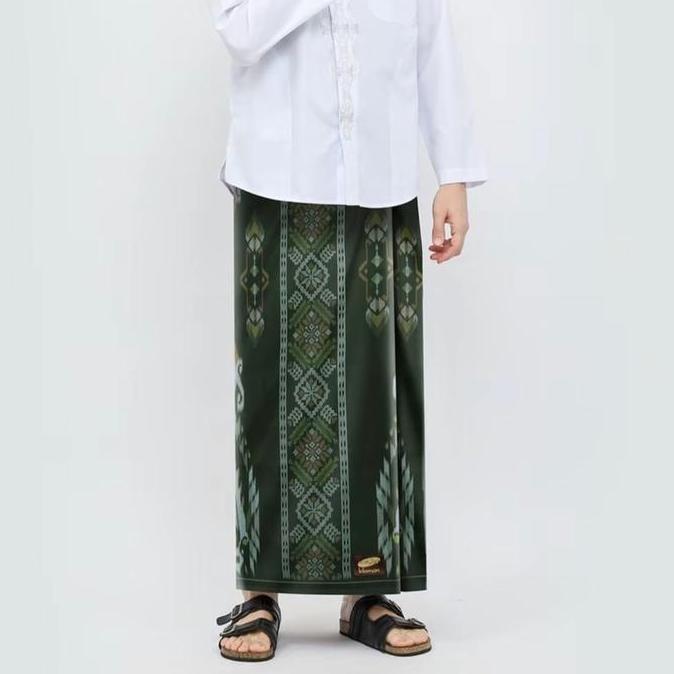 Produk Baru!! Sarung Atlas Idaman KEMBANG Motif Batik Muslim Santri Pria Pekalongan Katun Kotak Lemb