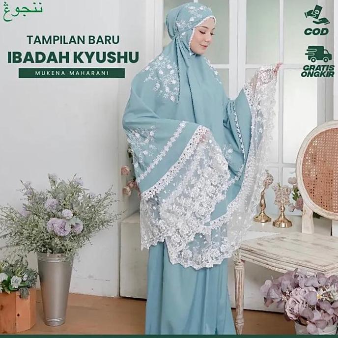 Mukena Dewasa Maharani Bordir By Nanjung Abadi Atasan Bawahan