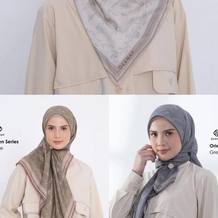 Hijab/Kerudung Segiempat Deenay Motif Orien Series