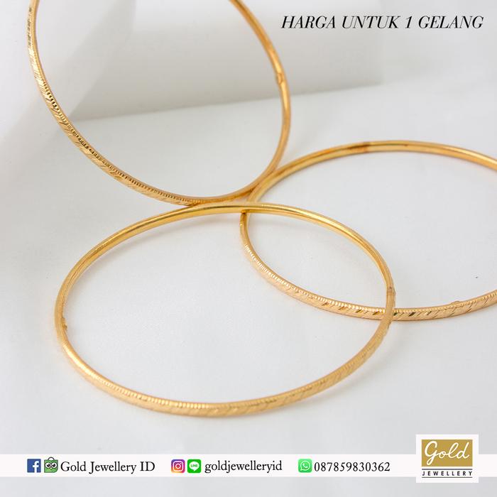 Gelang emas kuning 700 16k - model keroncong - VI729122100
