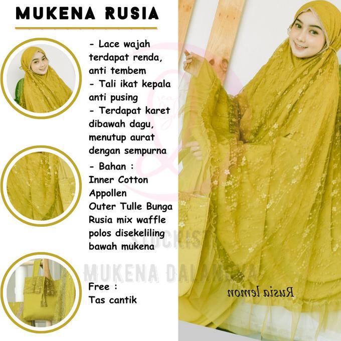 Mukena Rusia Dewasa Distributor Original Dalanova