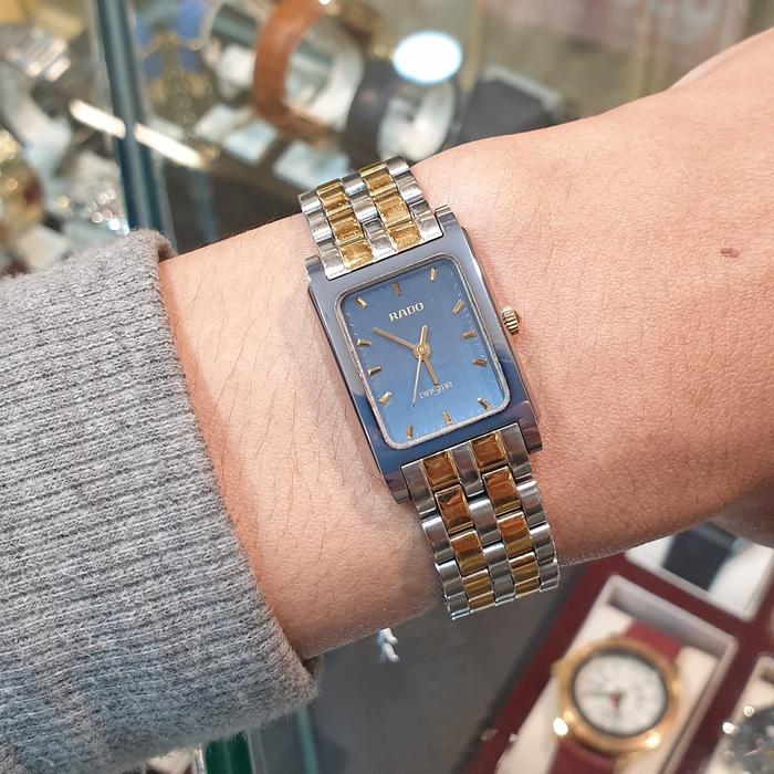 2nd Jam Tangan Wanita Rado DiaStar Ceramic Quartz 20x30mm Fulloriginal Normal Jam&Box Pengganti