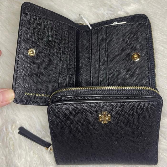 dompet wanita tb emerson mini wallet black sj