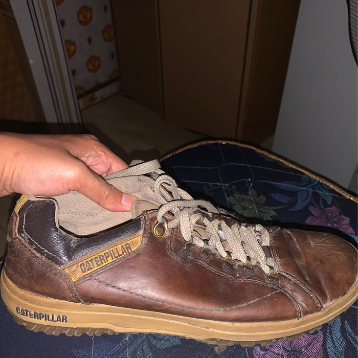 Sepatu kulit caterpilar second