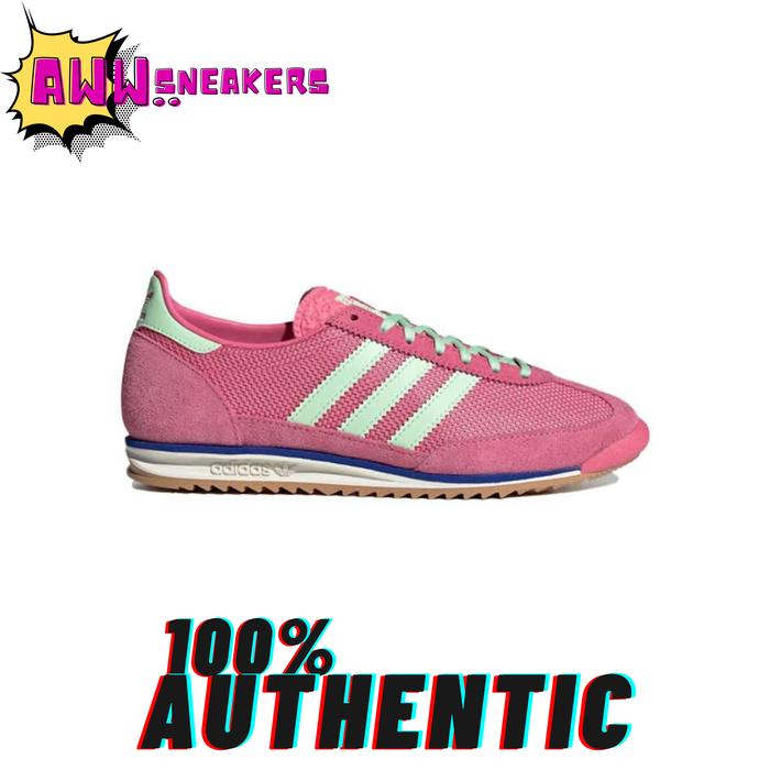 Adidas SL72 Pink Fusion Green Spark (Women's) 100% Authentic