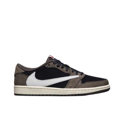 Nike Air Jordan 1 Low  x TS Cactus Jack Mocha Sneakers Shoes