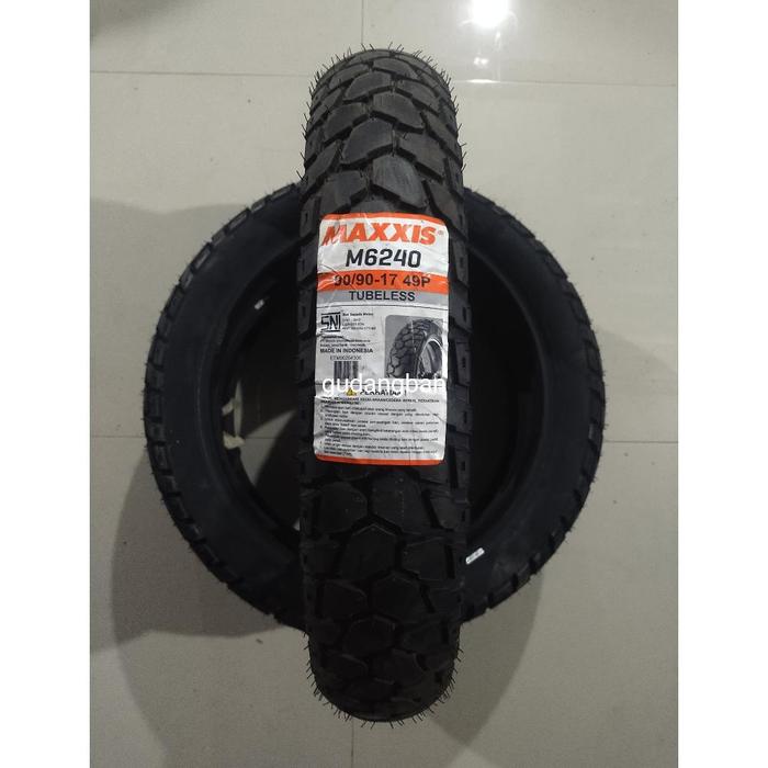 Ban Luar Maxxis On Off 90 90 17 M6240 Tubeless Motor Bebek Sport Cbr Ninja Semi Trail Japstyle