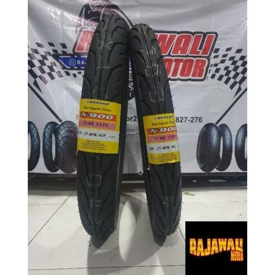 SEPASANG BAN LUAR DUNLOP TT900 2.75 RING 17 & 2.50 RING 17 TUBE TYPE