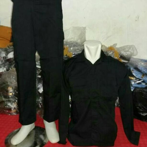 Promo Seragam PDL Hitam BRIMOB Security SATPAM Baju PDL