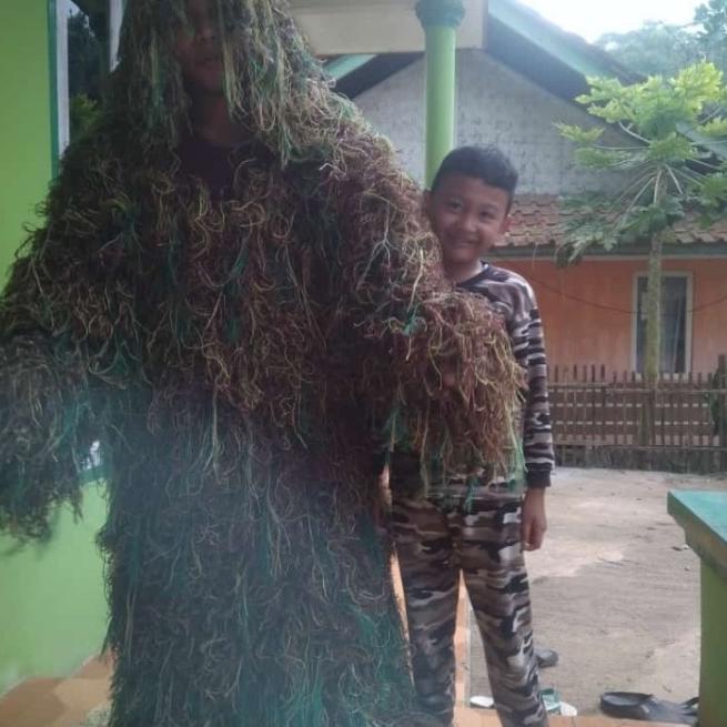BAJU RIMBA TNI/BAJU SNIPER/BAJU GILLIE/LATIHAN TNI