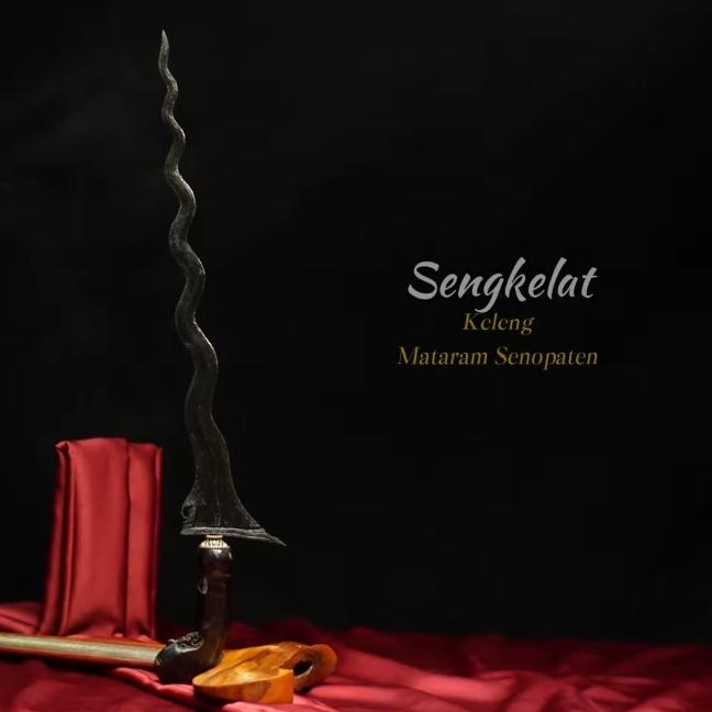 Keris Kyai Sengkelat Pamor Keleng Mataram Senopaten